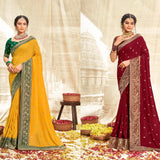 Festive Embroidered Saree Collection