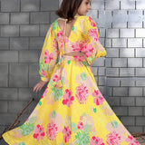 Kids Flower Printed Lehenga Choli