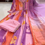 Beautiful Designer Faux Georgette Anarkali Suit