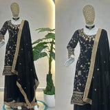 Black Occasionally Pakistani Suit