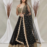 Black Georgette Lehenga Choli