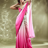 Digital Printed Satin Saree