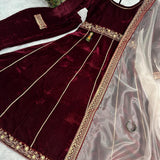 Premium Velvet Anarkali Gown