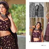 New Exclusive Foil Printed Stitched Lehenga Choli