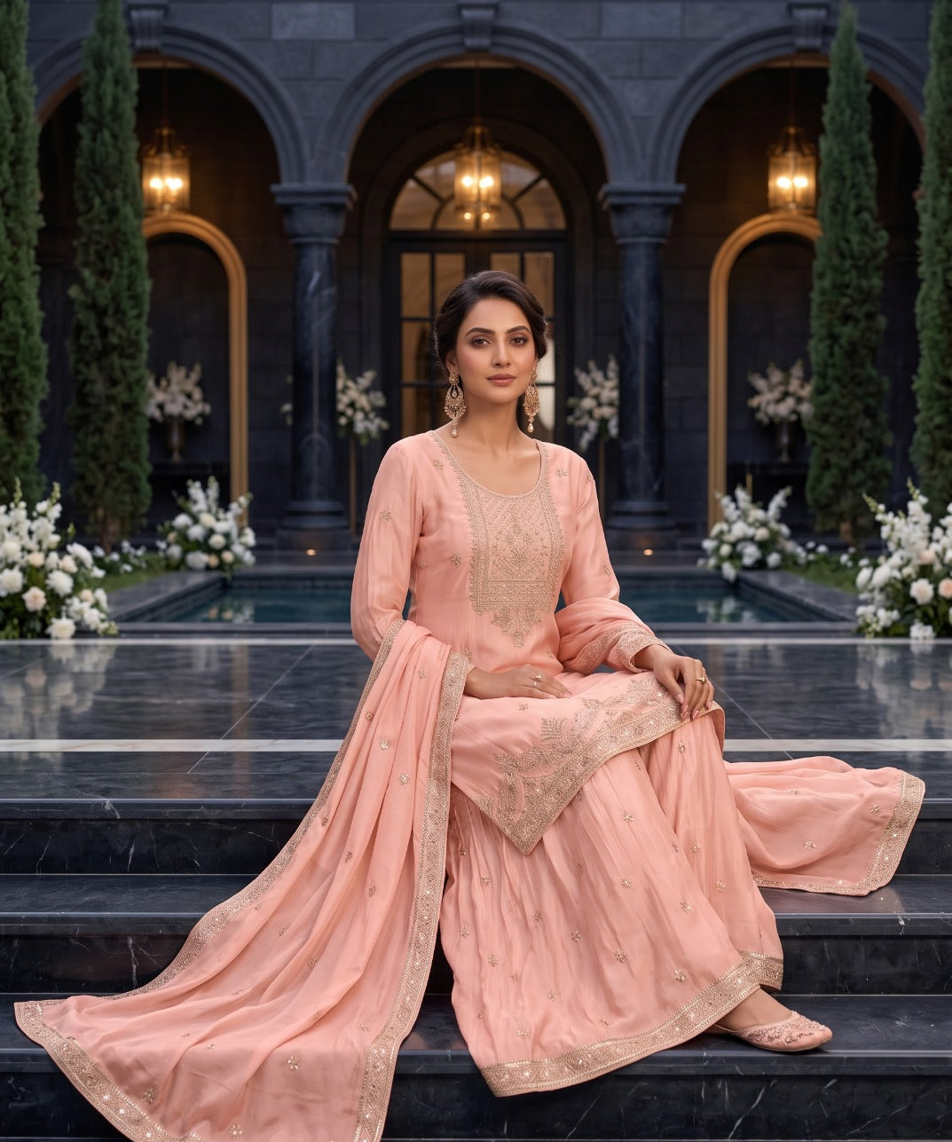 Shikhaa Elegance Embroidered Suit