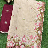 Stunning Vijayalaxmi Slub Silk Saree