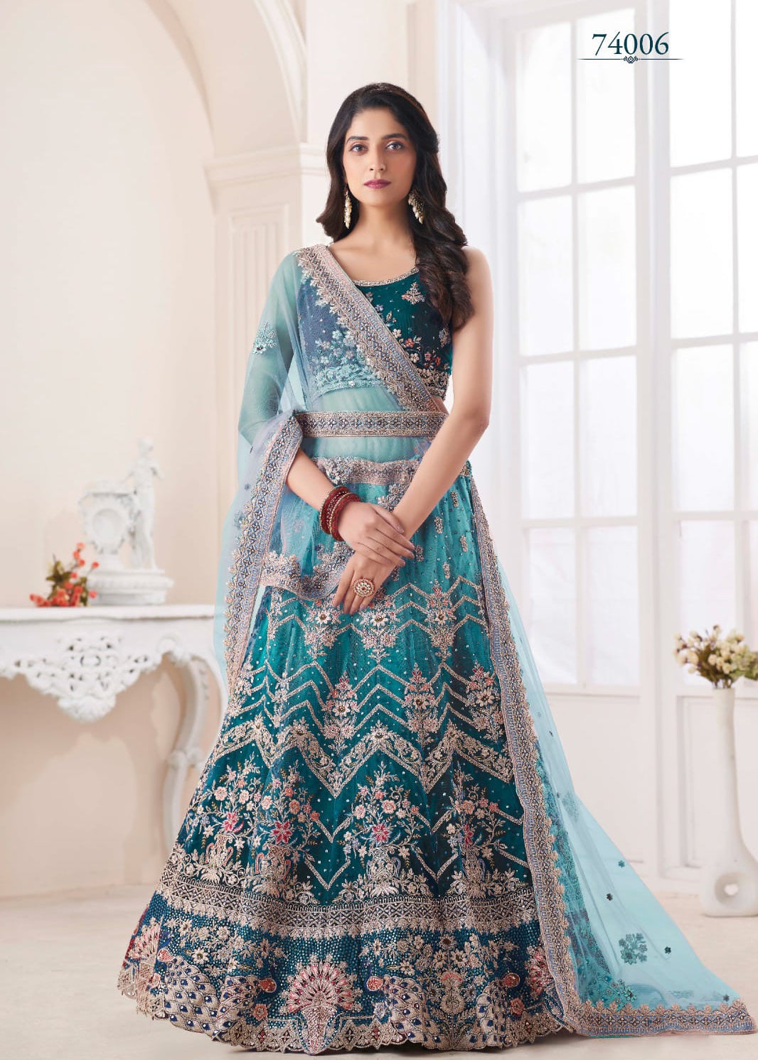 Heavy bridal wedding Lahenga