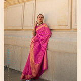 Khadi Silk Handloom Weaving Saree