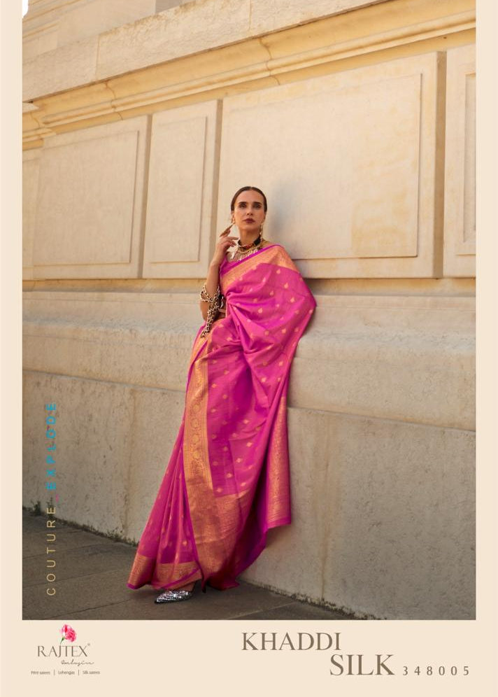 Khadi Silk Handloom Weaving Saree