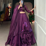 Pretty Look Beautifull Colored Lehenga