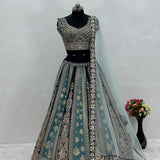 Bridal Heavy Embroidered Lehenga Choli - Size XS*