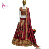 Bridal Heavy Faux Georgette Lehenga