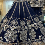 Darkblue Lehenga