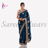 Heavy Vichitra Silk Saree