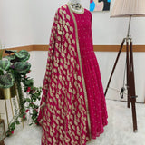 Faux Georgette Anarkali Gown