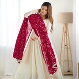 Festive Lightweight Silk Anarkali Gown