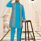 Partywear Mens Kurta Koti