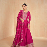 Tanisha Grand Silk Anarkali Gown