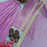 Premium Embroidered Top Plazzo