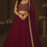 Occasionally Heavy Georgette Lehenga