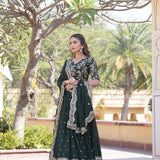 Blooming Georgette Sequance Lehenga Choli