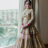 DESIGNER BRIDAL WEAR EMBROIDERY WORK LEHENGAS