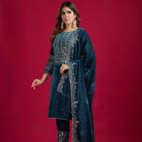 Designer Party Wear Look Top-Dupatta