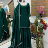 Stunning Fandy Silk Top Plazzo