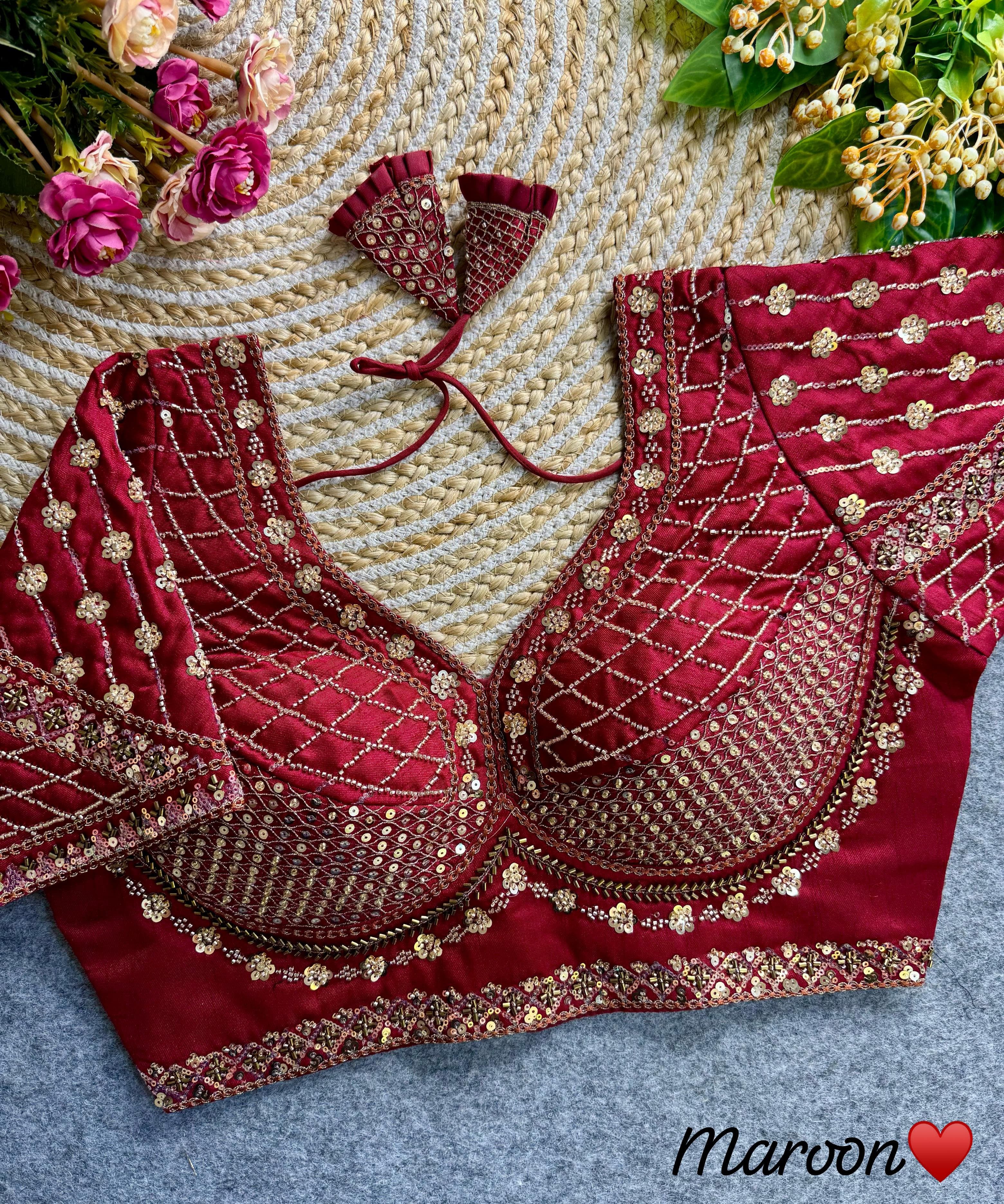 Sabyasachi Bridal Saree Blouse