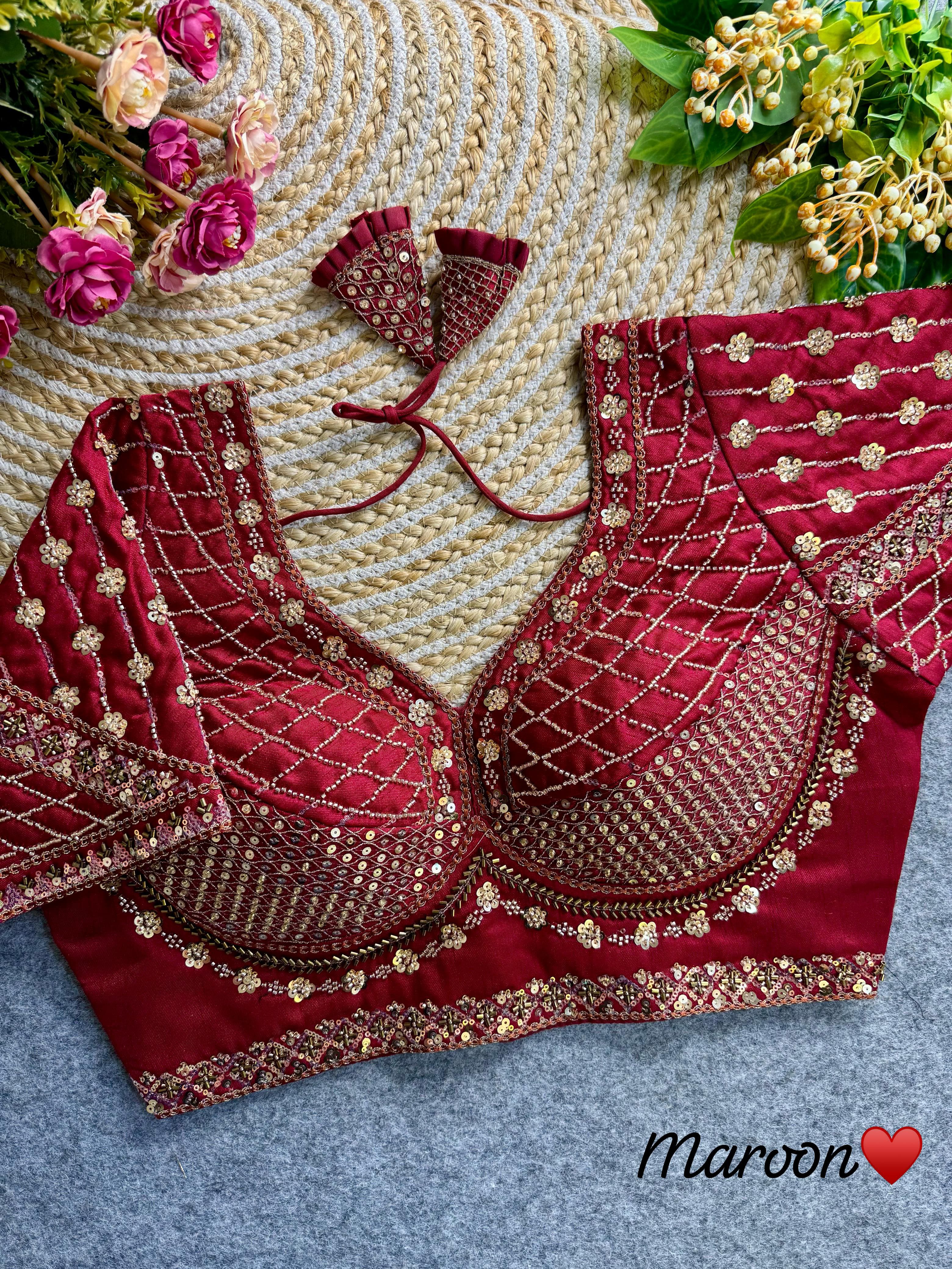 Sabyasachi Bridal Saree Blouse