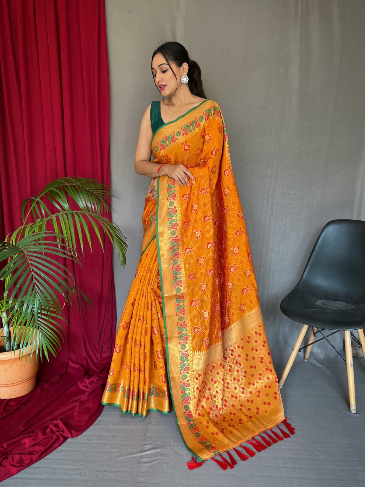 Ocaasional Patola Silk Saree