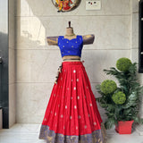 Treditional Kanchivaram Silk Lehenga