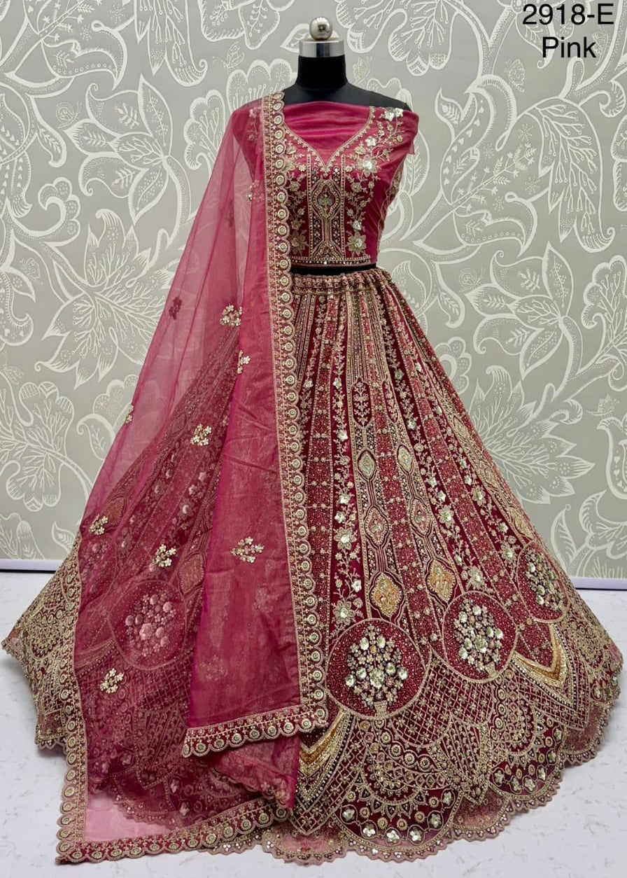 Luxurious Embroidered Wedding Lehenga
