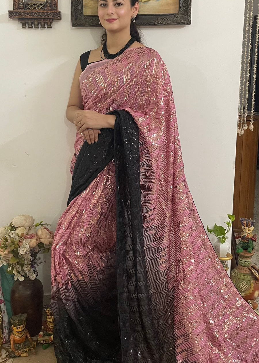 Presenting Beautiful Dual Seqwance Designer Saree collection