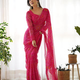 Soft Chiffon Ready To Wear Light Weight Saree