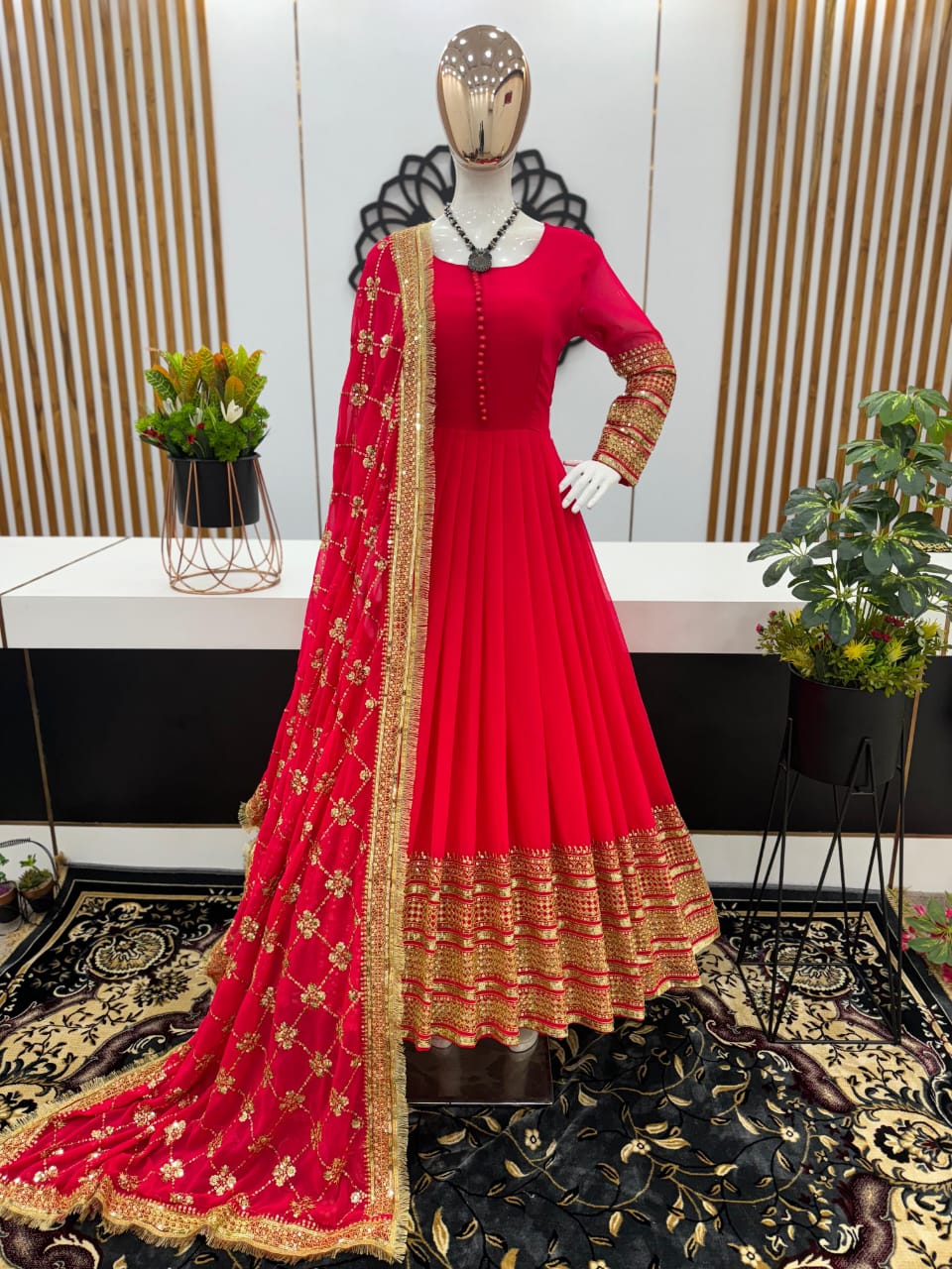 Occasionally Georgette Anarkali Gown