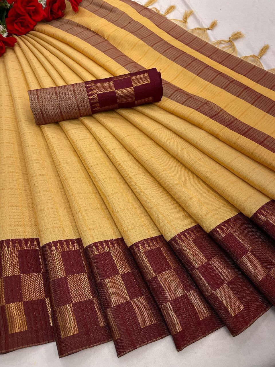 Pure Cotton Silk  Saree