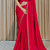 Beautyfull Chinon Silk Saree