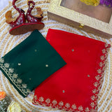 Orange Beautiful Sequence Saree