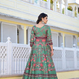 Stuning Dola Silk Anarkali Gown