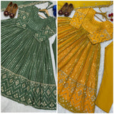 Pakistani Heavy Sequance Anarkali Gown