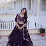 Blooming Ethnic Georgette Lehenga Choli