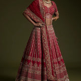 Maroon Bridal Lehenga Choli Collection