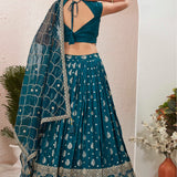 Designer Kanjivaram Silk Lehenga