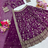 Heavy Faux Georgette Lehenga