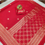 Beautiful Art Silk Jacquard Border Saree