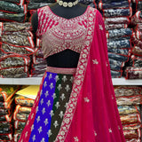 Heavy Chinon Embroidered Lehenga Choli