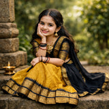 Beautiful Kids South Indian Lehenga