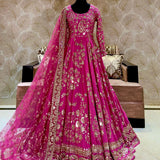 Heavy Pure Chinon Anarkali Gown