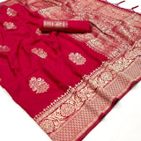 PURE GEORGETTE NYLON HANDLOOM WEAVING SAREE